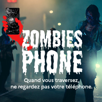  Zombie Phone  : la Scurit routire dgaine une campagne choc pour Halloween