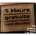 1 heure offerte par mois pour les étudiants 1 heure offerte par mois pour les étudiants