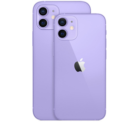 Apple propose dsormais l'iPhone 12 et l'iPhone 12 mini en mauve