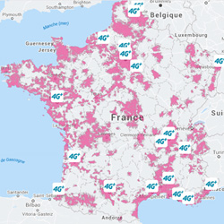 Bouygues Telecom couvre 82% de la population Française en 4G Bouygues Telecom est en avance sur ses prévisions de déploiement