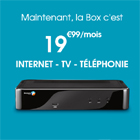 Bouygues Télécom déclare la guerre à Free avec une Box à 19.99 € par mois Bouygues Télécom déclare la guerre à Free avec une Box à 19.99 € par mois