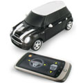 Conduisez une Mini Cooper S avec un smartphone Conduisez une Mini Cooper S avec un smartphone