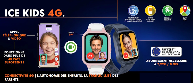 Ice-Watch dévoile l'ICE kids 4G, une montre connectée conçue pour rassurer les parents Ice-Watch dévoile l'ICE kids 4G, une montre connectée conçue pour rassurer les parents