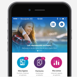 L'application Espace Client de Bouygues Telecom fait peau neuve Les clients Bouygues Telecom Mobile et Fixe peuvent accéder à une nouvelle application Espace Client