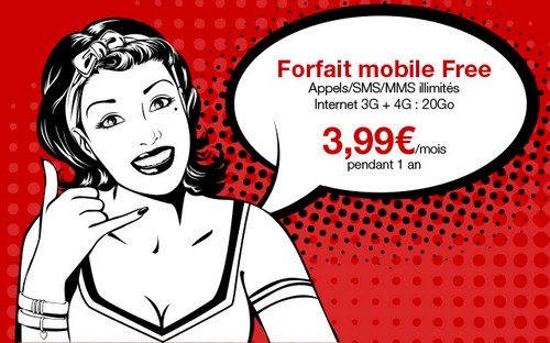L'offre promotionnelle de Free à 3,99 € est prolongée L'offre promotionnelle de Free à 3,99 € est prolongée