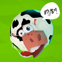 Gagner une vache grâce à un jeu mobile 