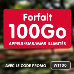 NRJ Mobile propose son forfait Woot en s�rie limit�e 100 Go � 9.99 � par mois 