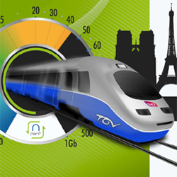 Etude nPerf : Orange est le meilleur réseau 4G à bord du TGV Paris-Lyon