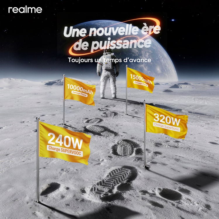 realme passe du concept à la réalité avec un smartphone à batterie géante de 10 001 mAh realme passe du concept à la réalité avec un smartphone à batterie géante de 10 001 mAh