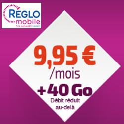 R�glo Mobile lance une nouvelle offre avec 40 Go d'Internet mobile � 9,95 � par mois