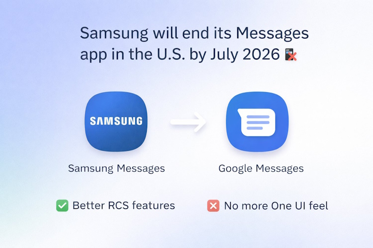 Samsung Messages va disparaître à partir de juillet 2026 : comment éviter de perdre l'accès à ses SMS Samsung Messages va disparaître à partir de juillet 2026 : comment éviter de perdre l'accès à ses SMS
