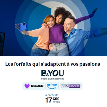 Un forfait mobile avec Amazon Prime, Deezer ou beIN SPORTS : Bouygues Telecom change la donne