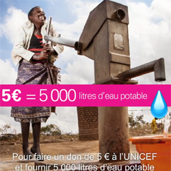 Unicef : votre téléphone peut sauver des vies en faisant un don par SMS au 92092 Votre téléphone peut aider l'UNICEF à sauver des vies