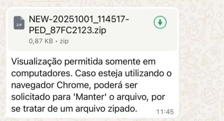 WhatsApp infecté : un fichier ZIP piégé vole vos identifiants bancaires WhatsApp infecté : un fichier ZIP piégé vole vos identifiants bancaires