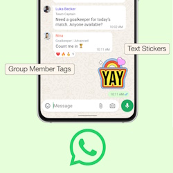 WhatsApp repense l'organisation des groupes avec des �tiquettes, des stickers textuels et des rappels intelligents